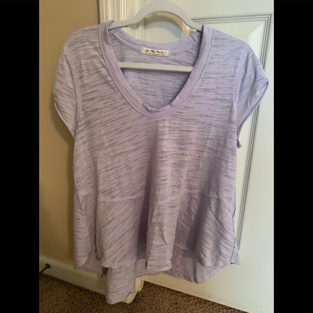 Free People peplum tee